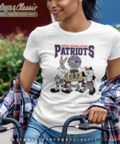 New England Patriots Looney Tunes Shirt 6 New England Patriots Looney Tunes Women TShirt