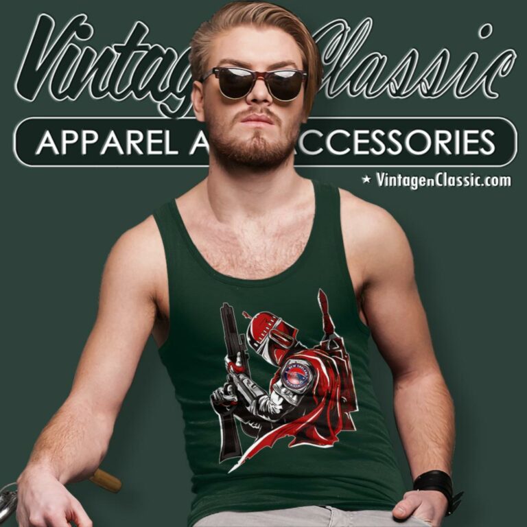 New England Patriots Mandalorian Star Wars Tank Top Racerback New England Patriots Mandalorian Star Wars Tank Top Racerback