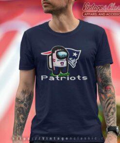 New England Patriots Nfl Among Us T Shirt