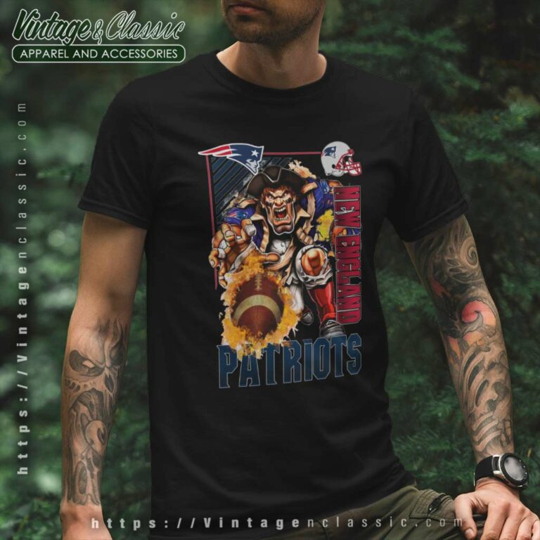 New England Patriots Pats Cartoon Nfl Football T Shirt New England Patriots Pats Cartoon Nfl Football T Shirt