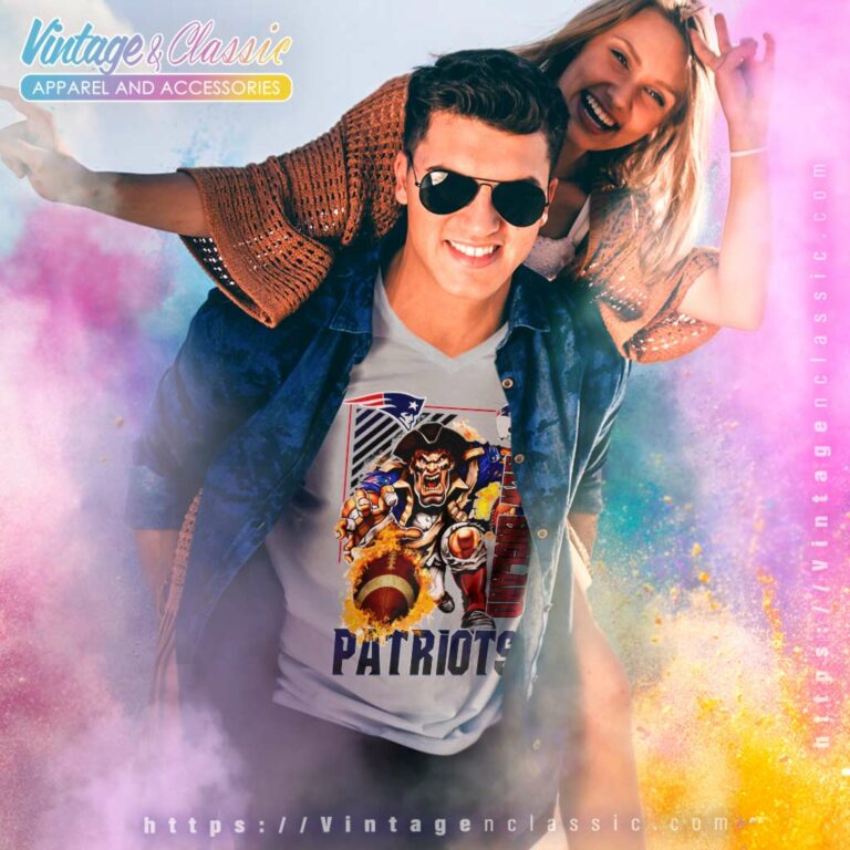 New England Patriots Pats Cartoon Nfl Football V Neck TShirt New England Patriots Pats Cartoon Nfl Football V Neck TShirt