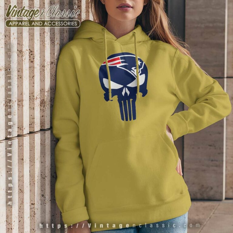 New England Patriots Punisher Logo Hoodie New England Patriots Punisher Logo Hoodie