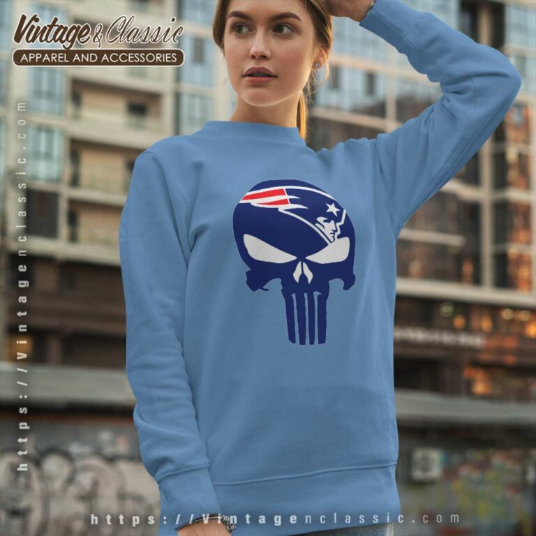 New England Patriots Punisher Logo Sweatshirt New England Patriots Punisher Logo Sweatshirt
