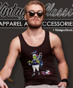 New England Patriots Santa Grinch Christmas Shirt 4 New England Patriots Santa Grinch Christmas Tank Top Racerback