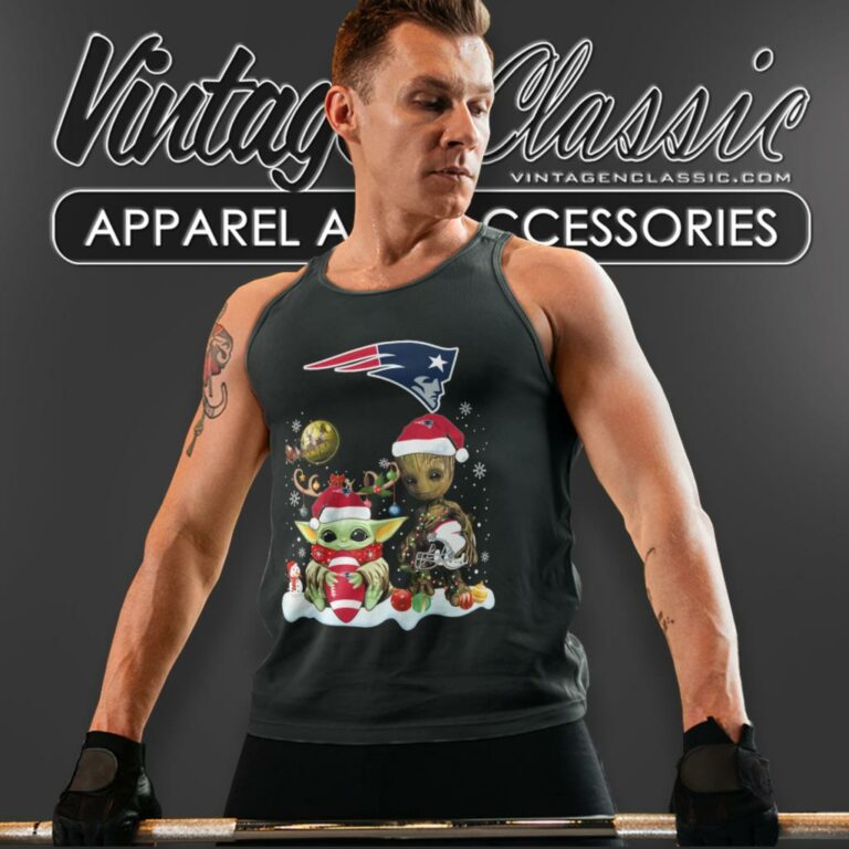 New England Patriots Shirt Baby Yoda And Groot Santa Christmas Tank Top Racerback New England Patriots Shirt Baby Yoda And Groot Santa Christmas Tank Top Racerback