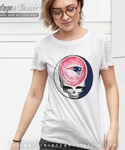 New England Patriots Shirt Nfl Grateful Dead Logo Women TShirt