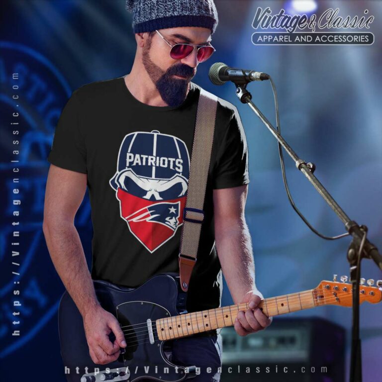New England Patriots Skull Logo T Shirt New England Patriots Skull Logo T Shirt