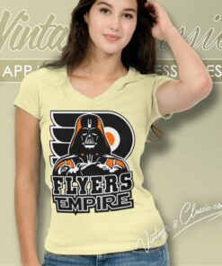 New Flyers Empire Shirt Darth Vader Philadelphia V Neck TShirt
