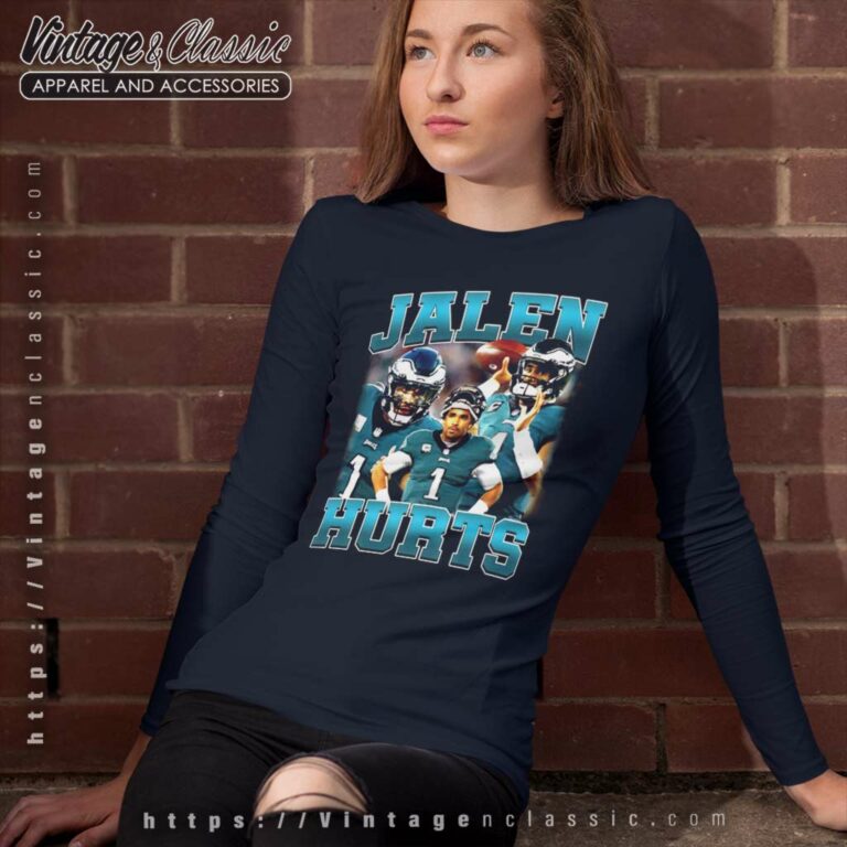New Jalen Hurts Philadelphia Eagles Long Sleeve Tee New Jalen Hurts Philadelphia Eagles Long Sleeve Tee