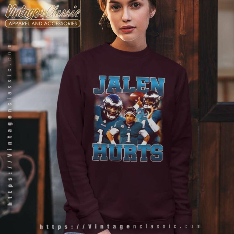 New Jalen Hurts Philadelphia Eagles Sweatshirt New Jalen Hurts Philadelphia Eagles Sweatshirt