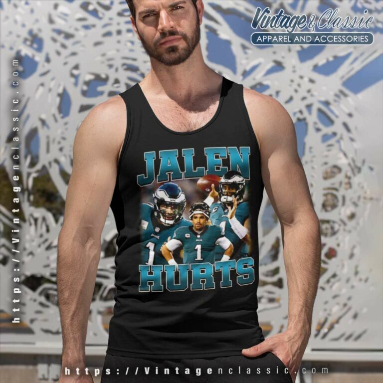 New Jalen Hurts Philadelphia Eagles Tank Top Racerback New Jalen Hurts Philadelphia Eagles Tank Top Racerback