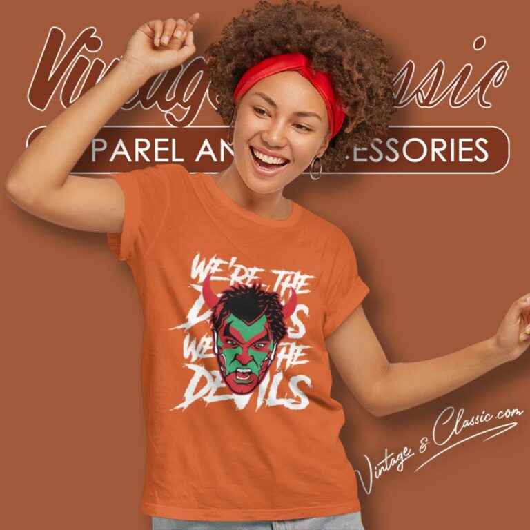 New Jersey Devils Black David Puddy Women T Shirt New Jersey Devils Black David Puddy Women T Shirt