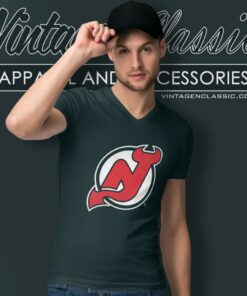 New Jersey Devils Brass Tacks V Neck TShirt