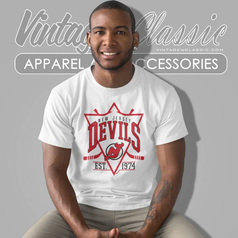 New Jersey Devils Est 974 Hockey Team T Shirt New Jersey Devils Est 974 Hockey Team T Shirt