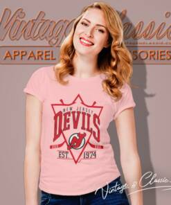 New Jersey Devils Est 974 Hockey Team Shirt 6 New Jersey Devils Est 974 Hockey Team Women T Shirt