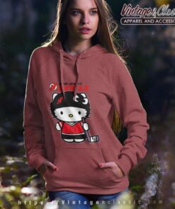 New Jersey Devils Hello Kitty Shirt Hoodie