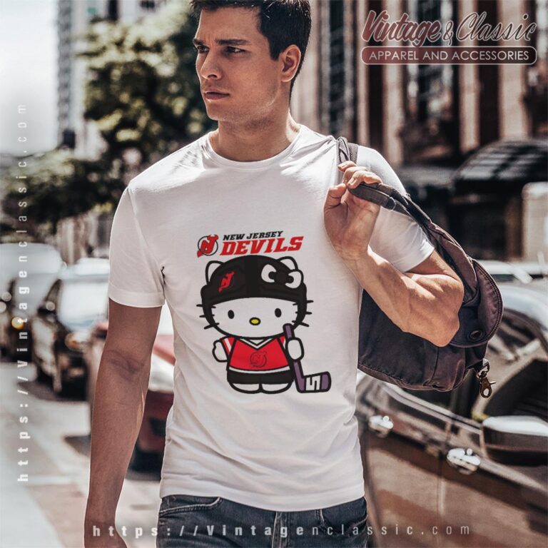 New Jersey Devils Hello Kitty Shirt T shirt New Jersey Devils Hello Kitty Shirt T shirt
