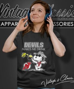 New Jersey Devils Make Me Drinks Shirt 6 New Jersey Devils Make Me Drinks Women T Shirt