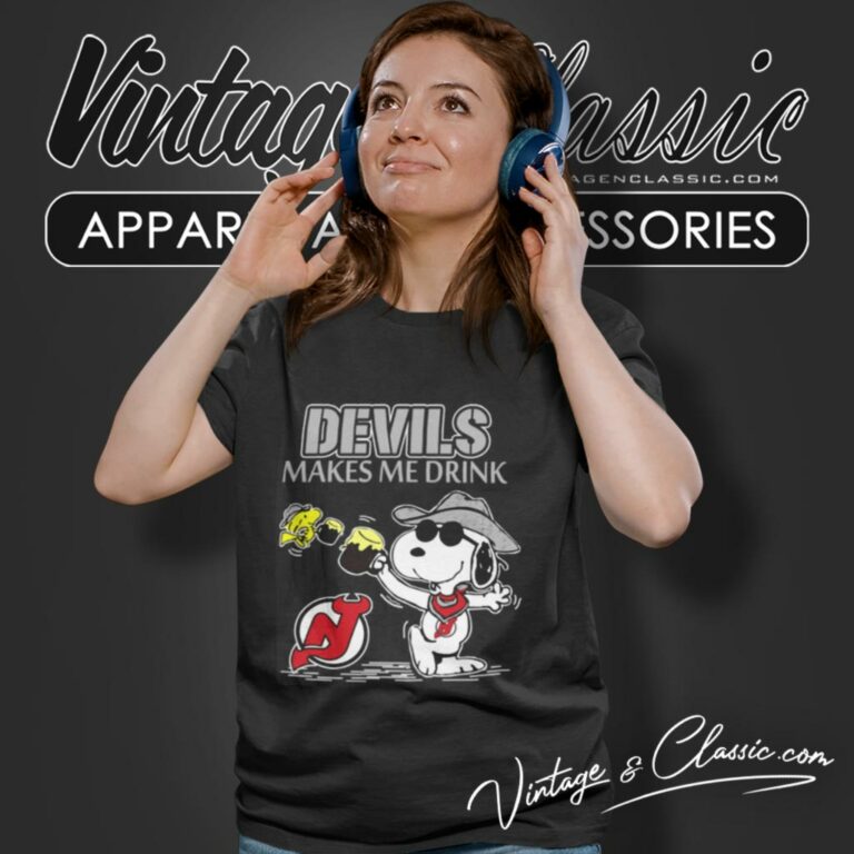 New Jersey Devils Make Me Drinks Women T Shirt New Jersey Devils Make Me Drinks Women T Shirt