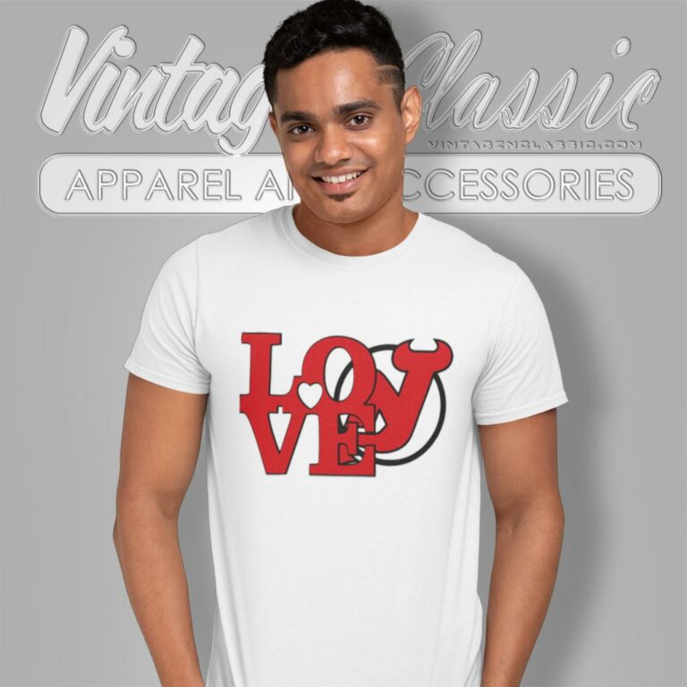 New Jersey Devils Nhl Hockey Love T Shirt New Jersey Devils Nhl Hockey Love T Shirt
