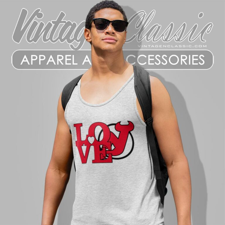 New Jersey Devils Nhl Hockey Love Tank Top Racerback New Jersey Devils Nhl Hockey Love Tank Top Racerback