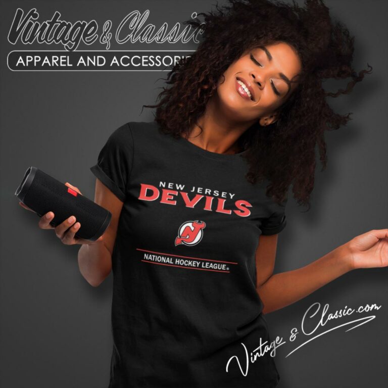 New Jersey Devils Nhl Vintage Women T Shirt New Jersey Devils Nhl Vintage Women T Shirt