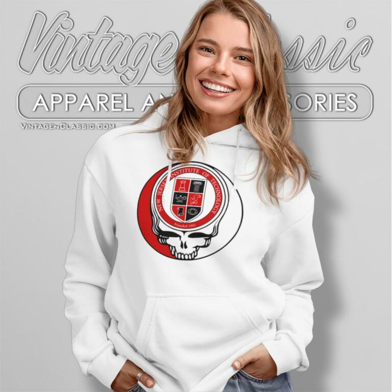 New Jersey Institute Of Technology Grateful Dead Steal Your Face Hoodie New Jersey Institute Of Technology Grateful Dead Steal Your Face Hoodie
