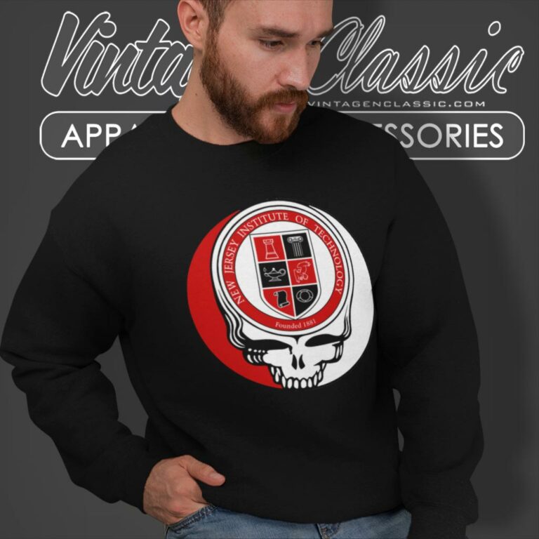New Jersey Institute Of Technology Grateful Dead Steal Your Face Sweatshirt New Jersey Institute Of Technology Grateful Dead Steal Your Face Sweatshirt