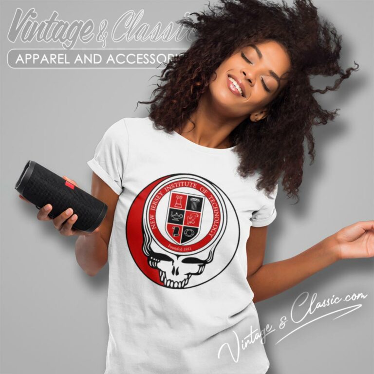 New Jersey Institute Of Technology Grateful Dead Steal Your Face Women T Shirt New Jersey Institute Of Technology Grateful Dead Steal Your Face Women T Shirt