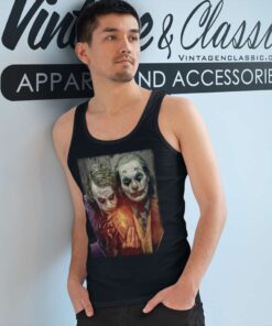 New Joker Heath Ledger And Joaquin Phoenix Tank Top Racerback