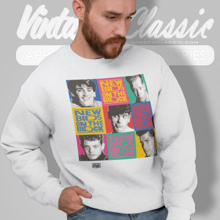 New Kids On The Block 1989 Tour Sweatshirt New Kids On The Block 1989 Tour Sweatshirt