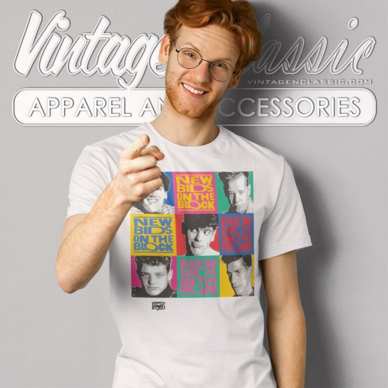 New Kids On The Block 1989 Tour T Shirt New Kids On The Block 1989 Tour T Shirt