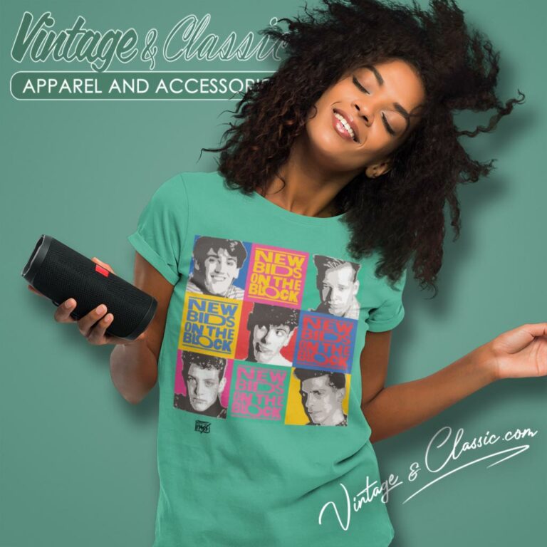 New Kids On The Block 1989 Tour Women T Shirt New Kids On The Block 1989 Tour Women T Shirt