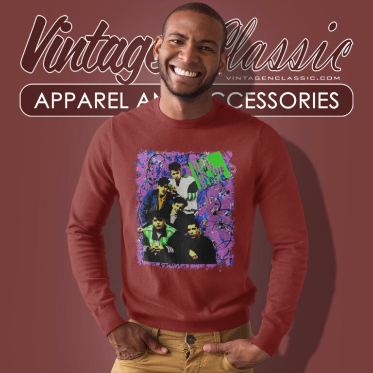 New Kids On The Block 1990 Tour Sweatshirt New Kids On The Block 1990 Tour Sweatshirt