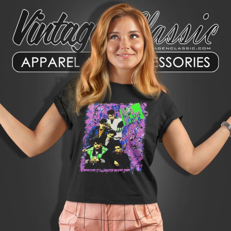 New Kids On The Block 1990 Tour Women T Shirt New Kids On The Block 1990 Tour Women T Shirt