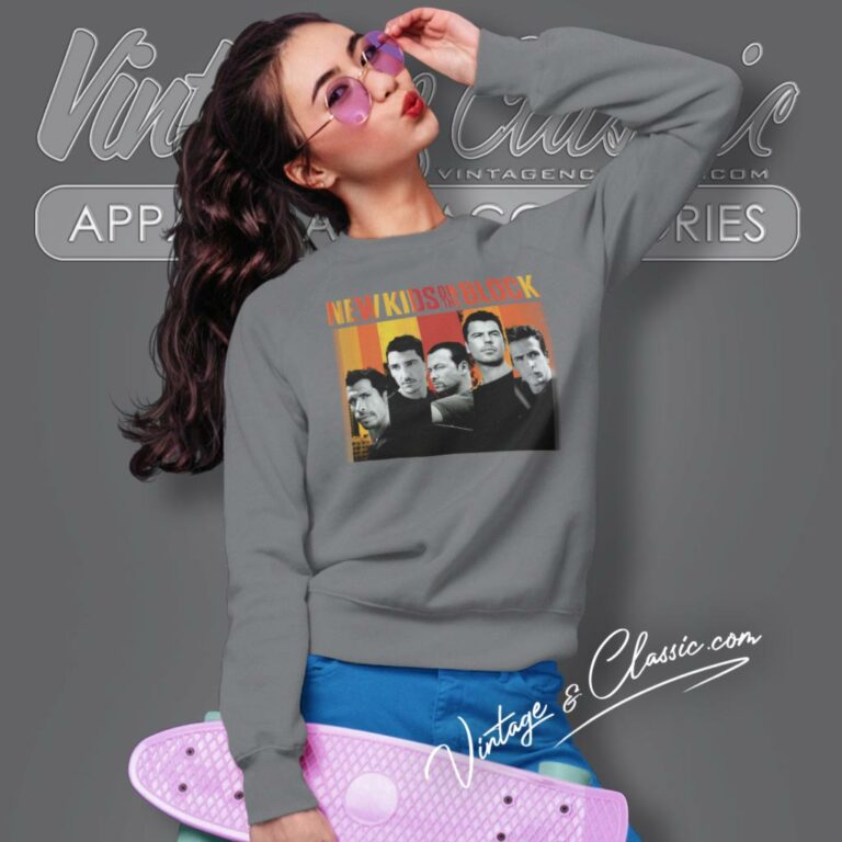 New Kids On The Block 2008 Tour Sweatshirt New Kids On The Block 2008 Tour Sweatshirt