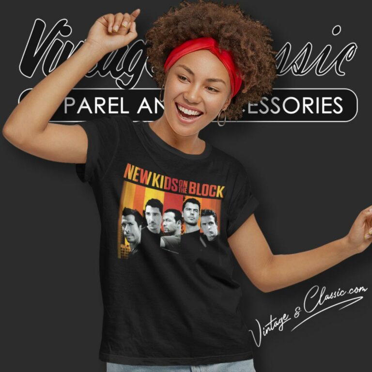 New Kids On The Block 2008 Tour Women T Shirt New Kids On The Block 2008 Tour Women T Shirt