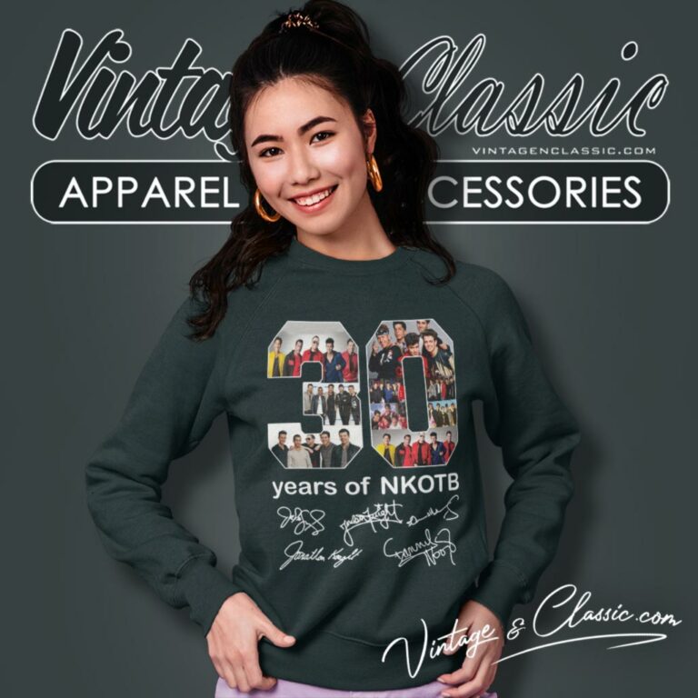 New Kids On The Block 30 Anniversary Sweatshirt New Kids On The Block 30 Anniversary Sweatshirt