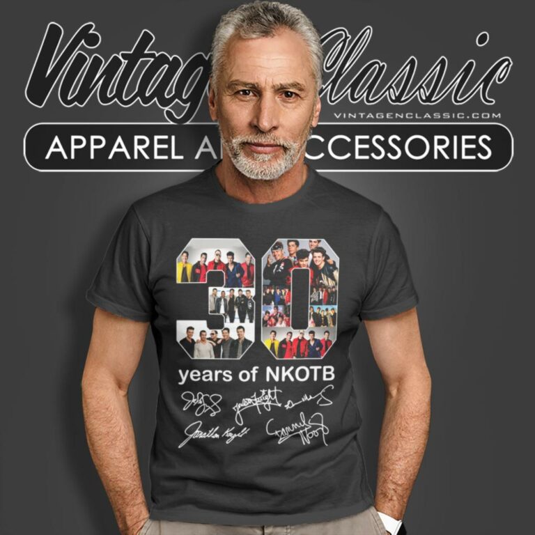 New Kids On The Block 30 Anniversary T Shirt New Kids On The Block 30 Anniversary T Shirt