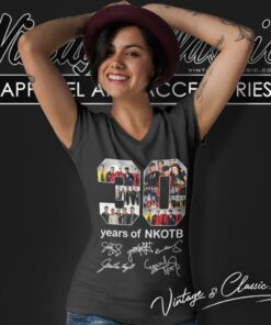 New Kids On The Block 30 Anniversary V Neck TShirt