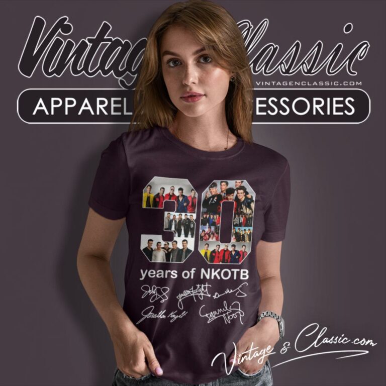 New Kids On The Block 30 Anniversary Women T Shirt New Kids On The Block 30 Anniversary Women T Shirt