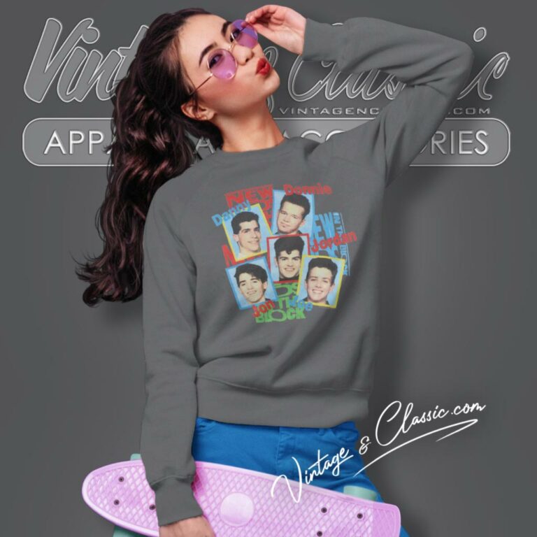 New Kids On The Block 80s Sweatshirt New Kids On The Block 80s Sweatshirt