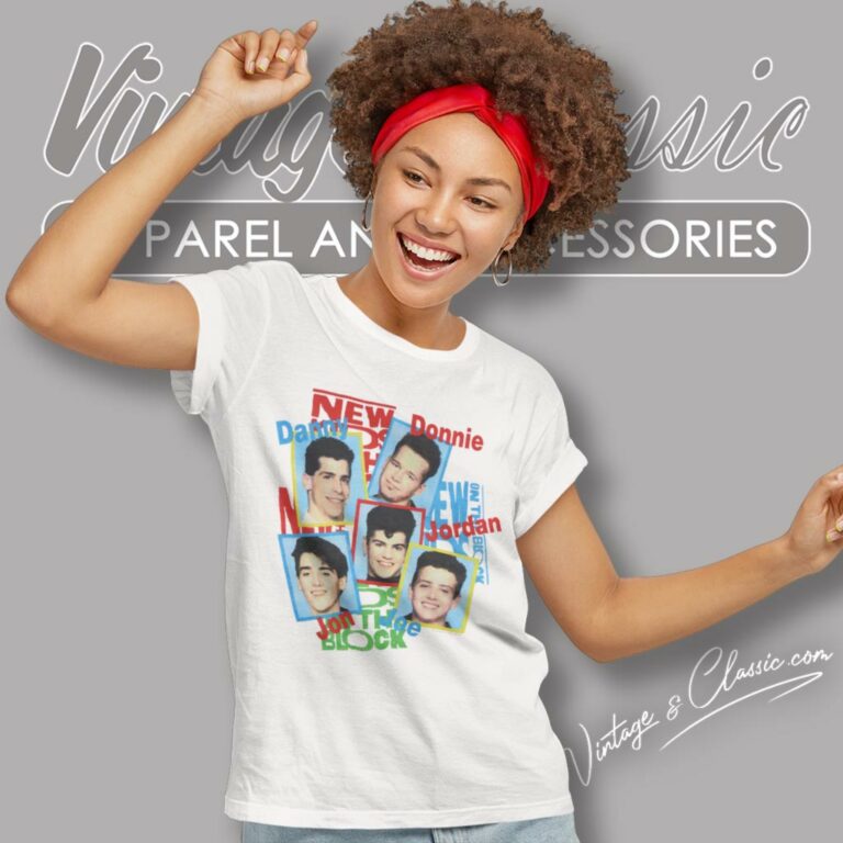 New Kids On The Block 80s Women T Shirt New Kids On The Block 80s Women T Shirt