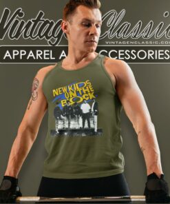 New Kids On The Block Group Portrait Hangin Tank Top Racerback