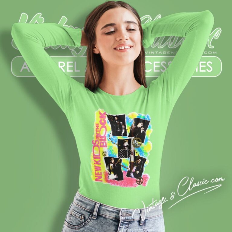 New Kids On The Block Live Concert Long Sleeve Tee New Kids On The Block Live Concert Long Sleeve Tee