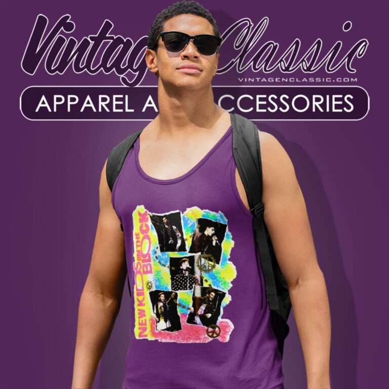 New Kids On The Block Live Concert Tank Top Racerback New Kids On The Block Live Concert Tank Top Racerback