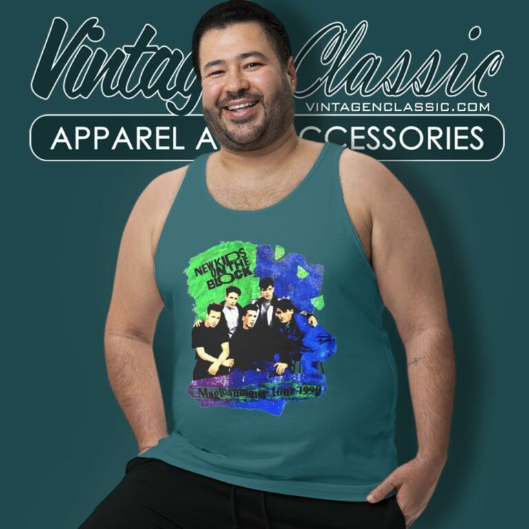 New Kids On The Block Magic Summer Tank Top Racerback New Kids On The Block Magic Summer Tank Top Racerback