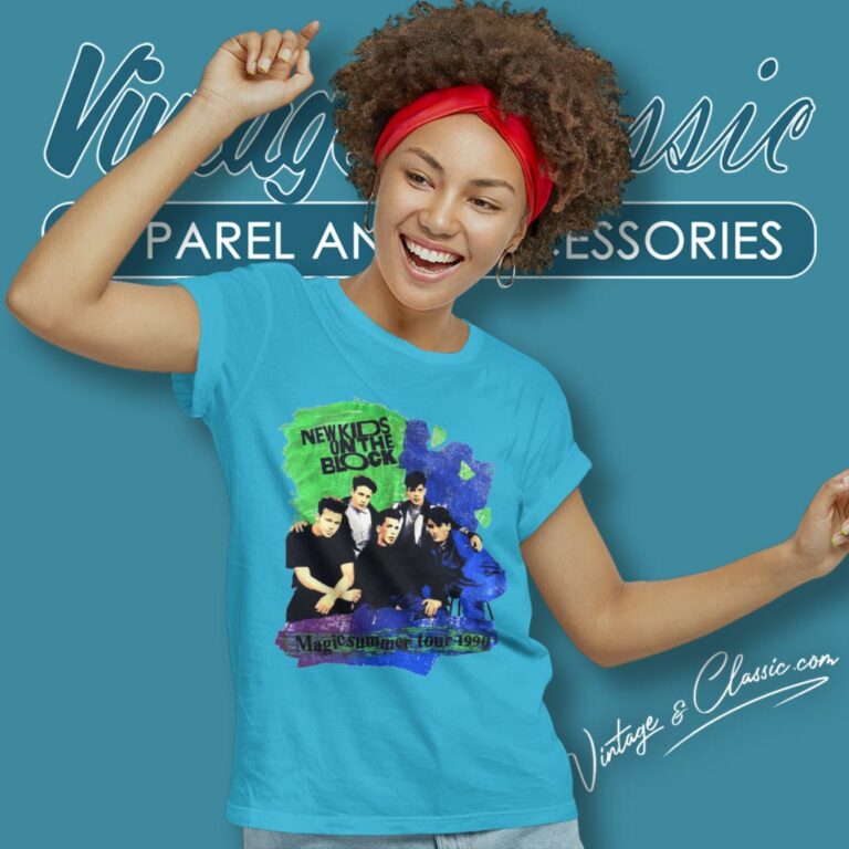 New Kids On The Block Magic Summer Women T Shirt New Kids On The Block Magic Summer Women T Shirt