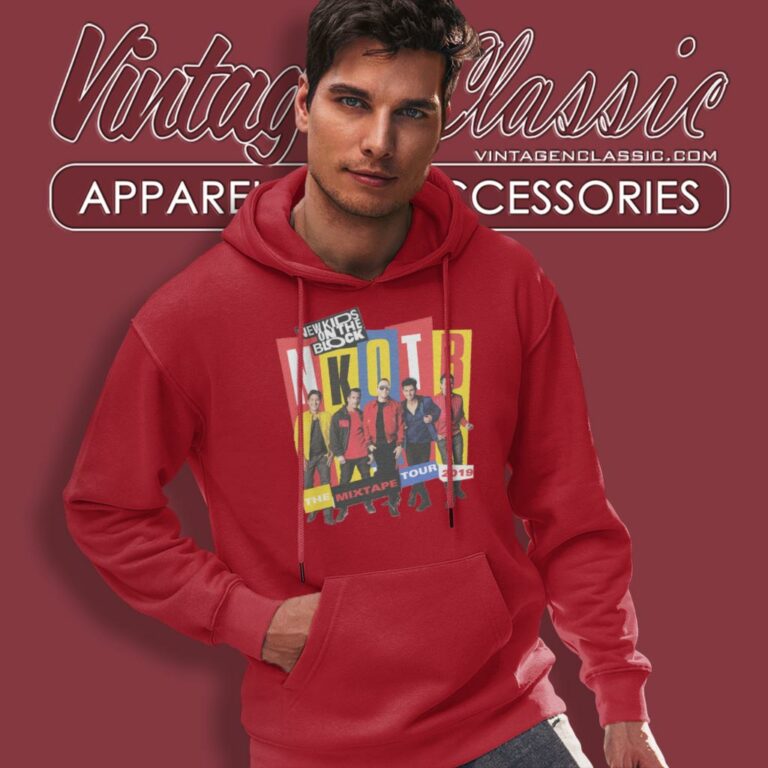 New Kids On The Block Mix Tape Tour Hoodie New Kids On The Block Mix Tape Tour Hoodie