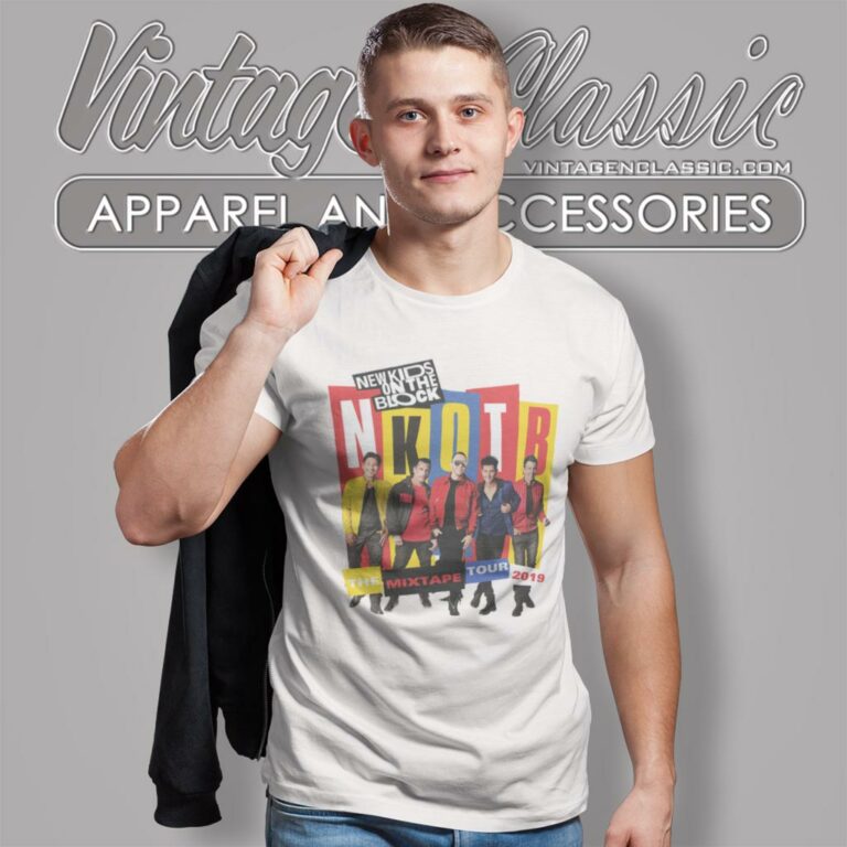 New Kids On The Block Mix Tape Tour T Shirt New Kids On The Block Mix Tape Tour T Shirt